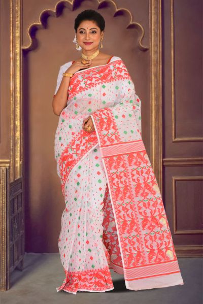 Dhakai Jamdani Saree (adi87991)