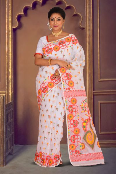 Dhakai Jamdani Saree (adi87992)