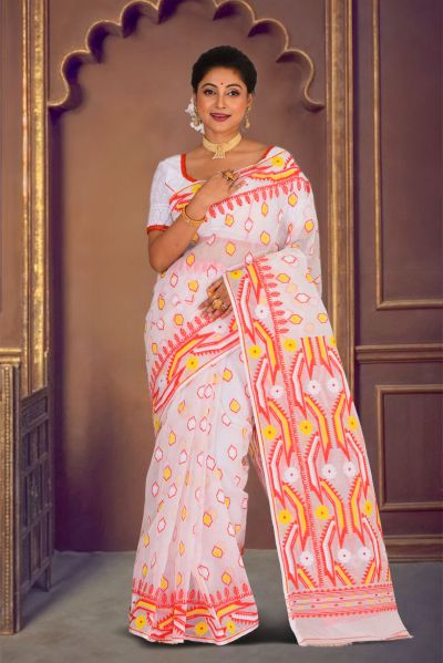 Dhakai Jamdani Saree (adi87993)