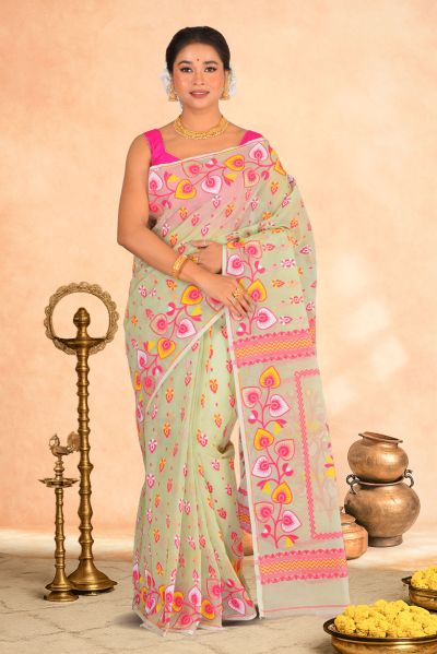 Dhakai Jamdani Saree (adi87997)