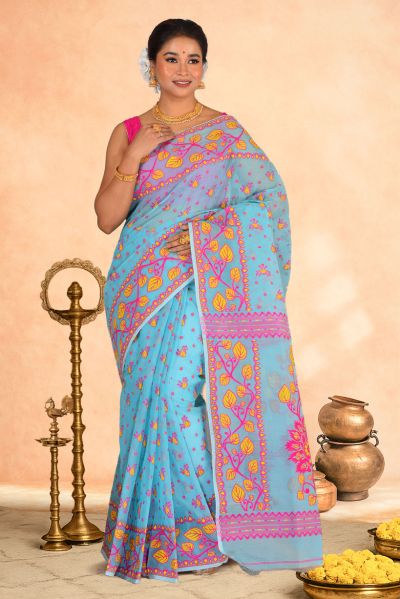 Dhakai Jamdani Saree (adi88002)