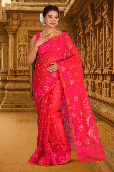 Dhakai Jamdani Saree (adi88009)