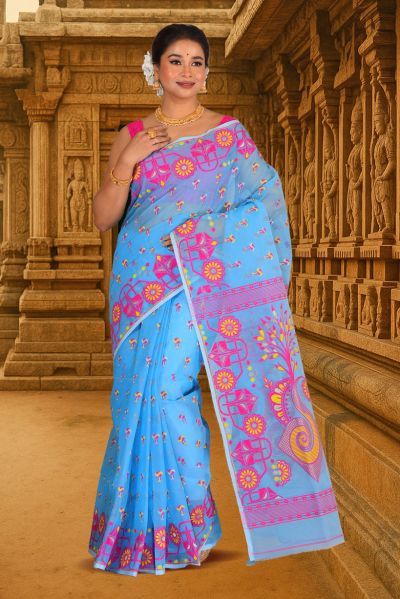 Dhakai Jamdani Saree (adi88010)