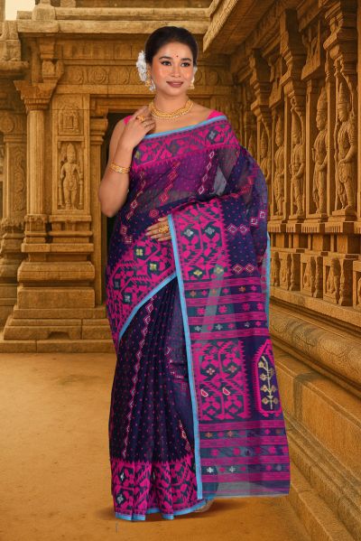 Dhakai Jamdani Saree (adi88011)