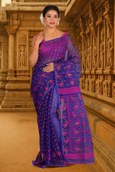 Dhakai Jamdani Saree (adi88013)