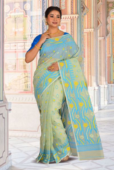 Dhakai Jamdani Saree (adi88020)