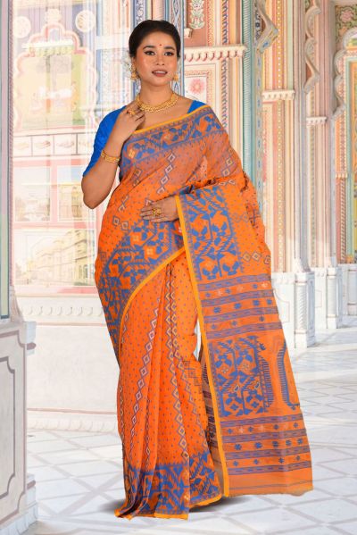 Dhakai Jamdani Saree (adi88021)