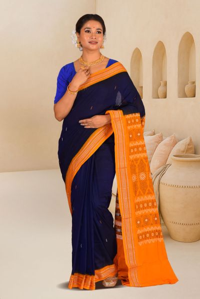 Bomkai Cotton Saree (adi88083)