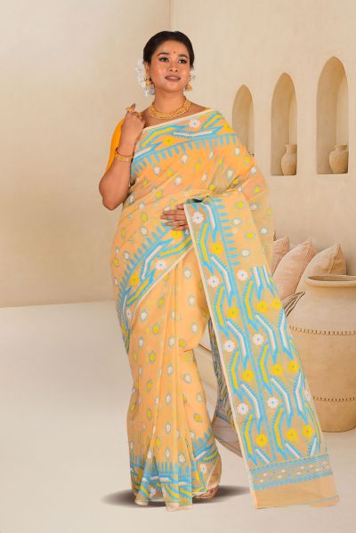 Dhakai Jamdani Saree (adi88084)