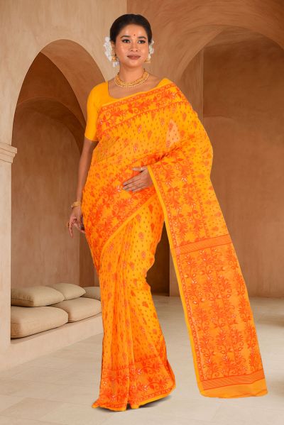 Dhakai Jamdani Saree (adi88085)