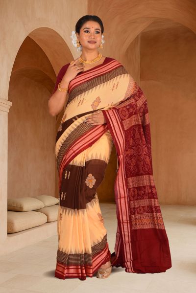 Bomkai Cotton Saree (adi88088)
