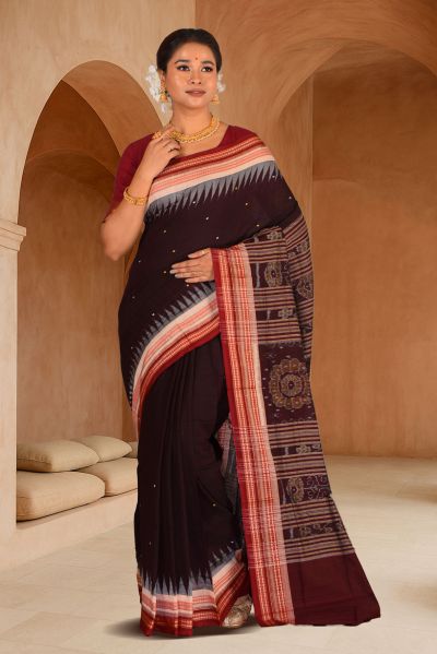 Bomkai Cotton Saree (adi88090)