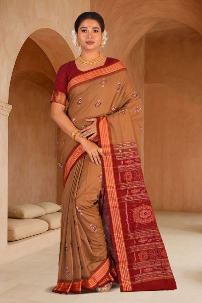 Bomkai Cotton Saree (adi88091)