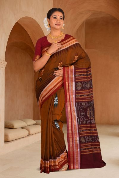 Bomkai Cotton Saree (adi88092)