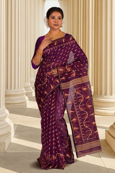 Dhakai Jamdani Saree (adi88096)