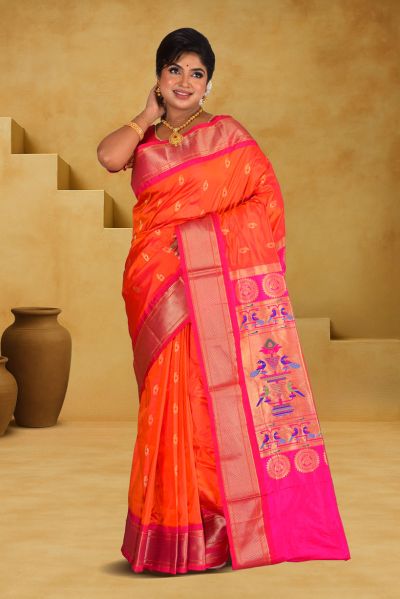 Pure Paithani Silk Saree (adi88114)