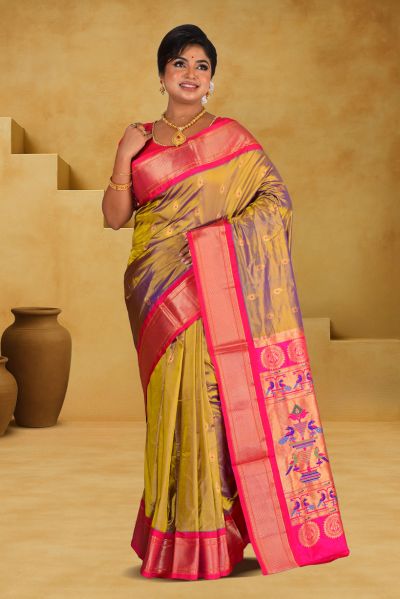 Pure Paithani Silk Saree (adi88115)