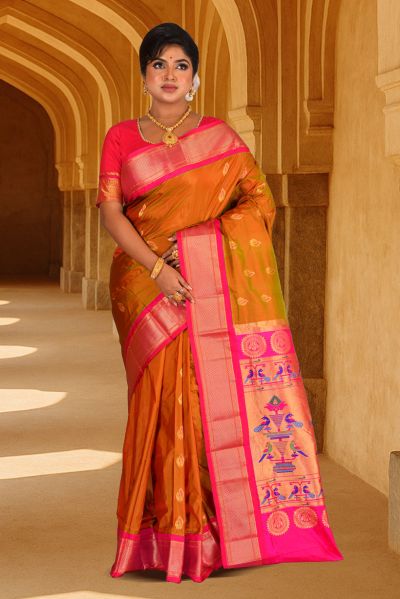 Pure Paithani Silk Saree (adi88128)