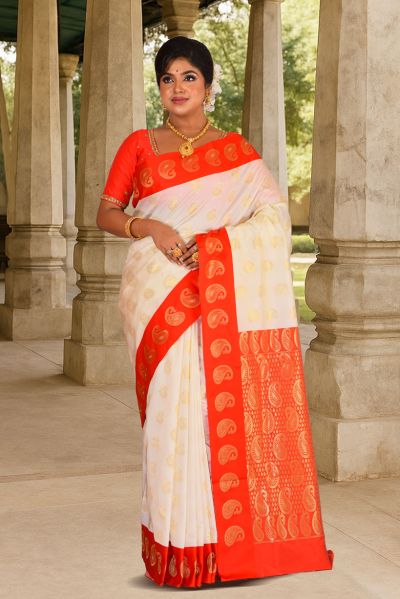 Semi Korial Silk Saree (adi88145)