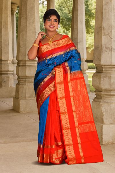 Pure Kanjivaram Silk Saree (adi88149)