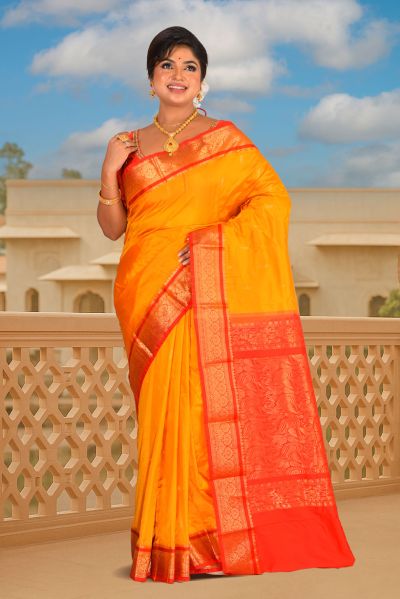 Pure Kanjivaram Silk Saree (adi88154)