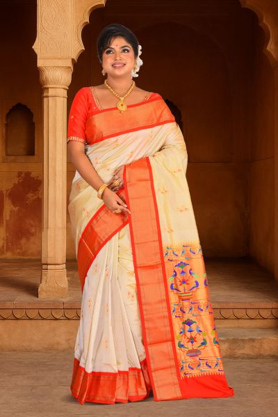 Pure Paithani Silk Saree (adi88163)