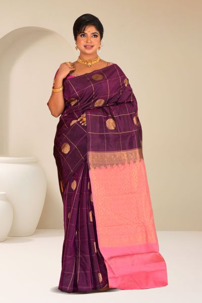 Pure Kanjivaram Silk Saree (adi88176)