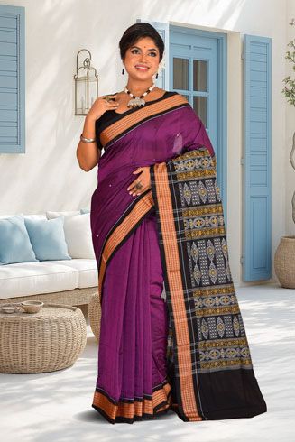 Bomkai Cotton Saree (adi88202)