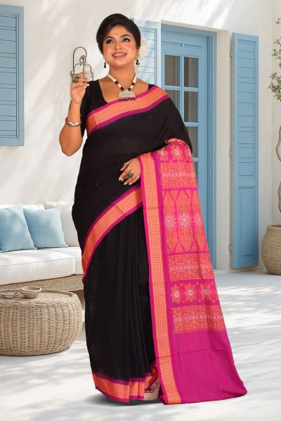 Bomkai Cotton Saree (adi88205)