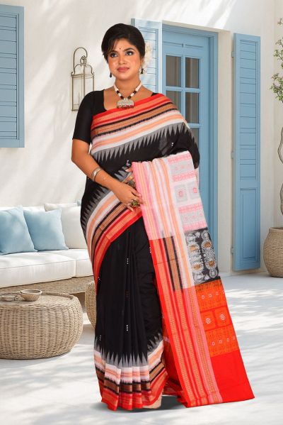 Bomkai Cotton Saree (adi88209)