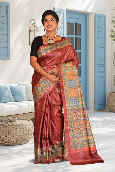 Pure Gicha Silk Saree (adi88211)