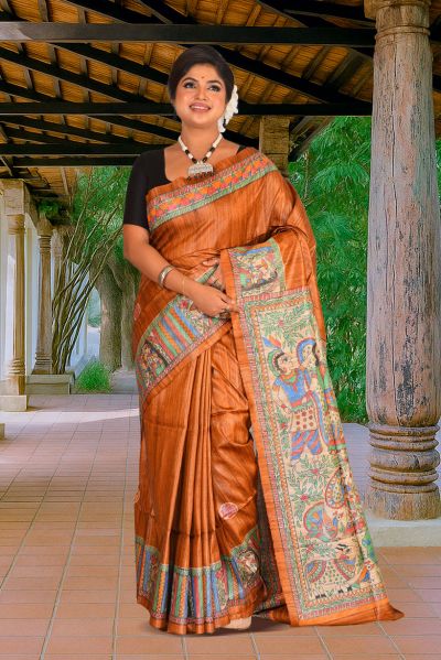 Pure Gicha Silk Saree (adi88212)