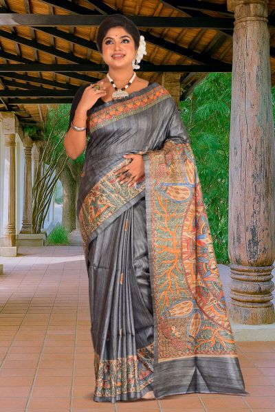 Pure Gicha Silk Saree (adi88214)