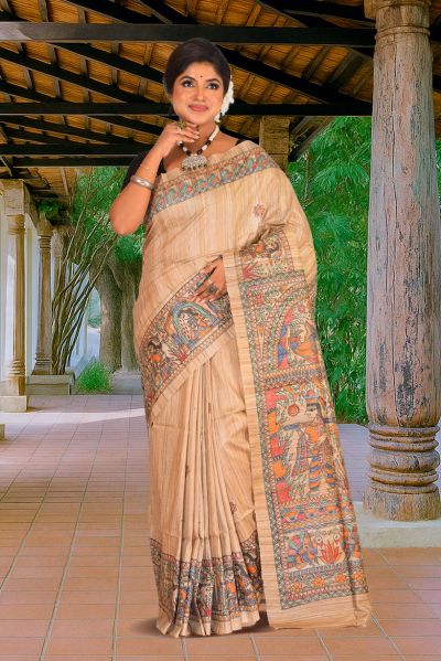 Pure Gicha Silk Saree (adi88215)