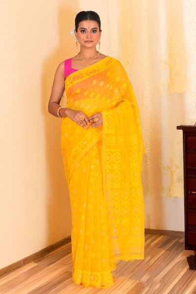 Soft Dhakai Jamdani Saree (adi88222)