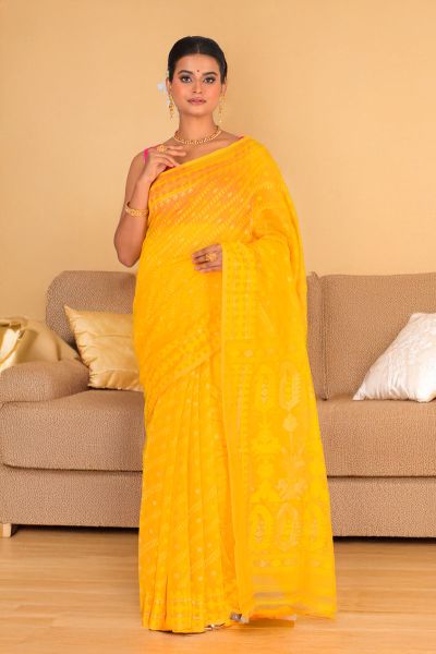 Soft Dhakai Jamdani Saree (adi88229)