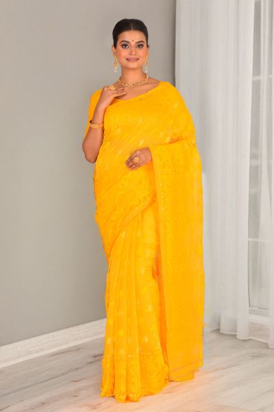 Soft Dhakai Jamdani Saree (adi88263)