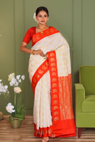 Semi Korial Silk Saree (adi88326)