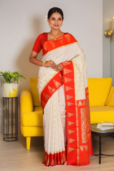 Semi Korial Silk Saree (adi88327)