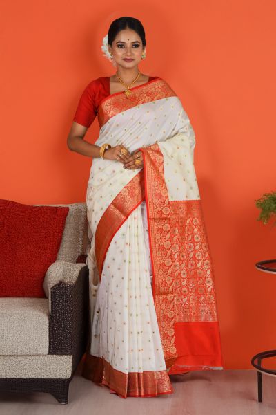 Semi Korial Silk Saree (adi88329)