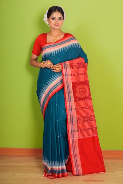Bomkai Cotton Saree (adi88344)