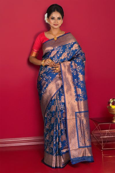 Semi Katan Silk Saree (adi88350)