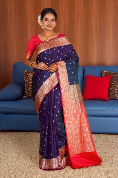 Pashmina Benarasi Silk Saree (adi88357)