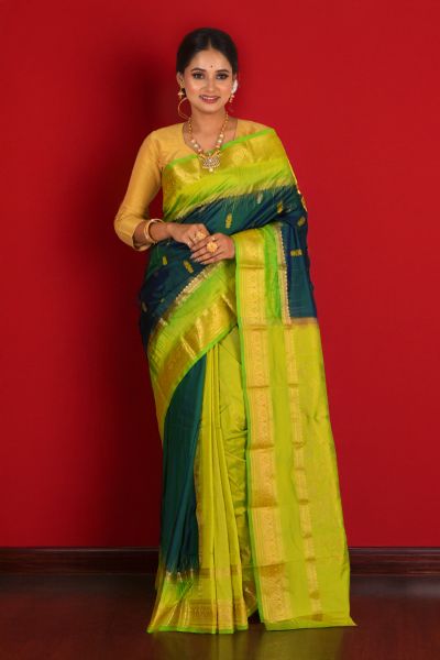 Pure Kanjivaram Silk Saree (adi88384)