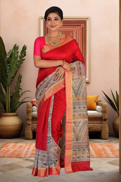 Cotton Chanderi Saree (adi86279)