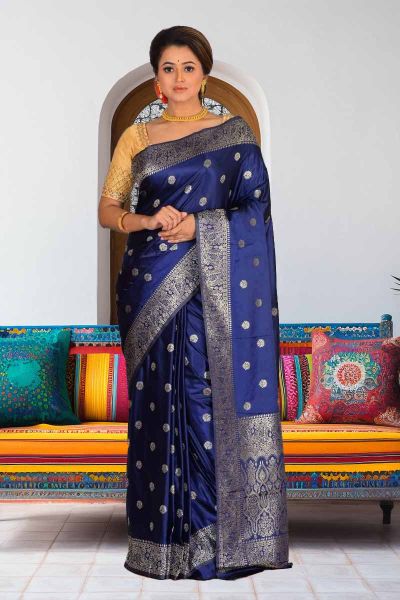 Mushroo Silk Saree (adi86420)