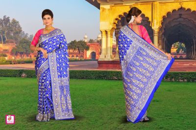 Zardosi Benarasi Silk Saree (adi84141)