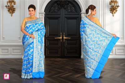 Pure Katan Benarasi Silk Saree (adi84233)