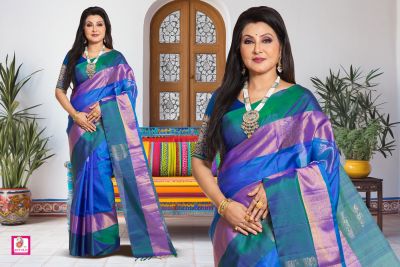 Pure Madurai Silk Saree (adi87097)