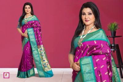 Pure Paithani Silk Saree (adi87098)